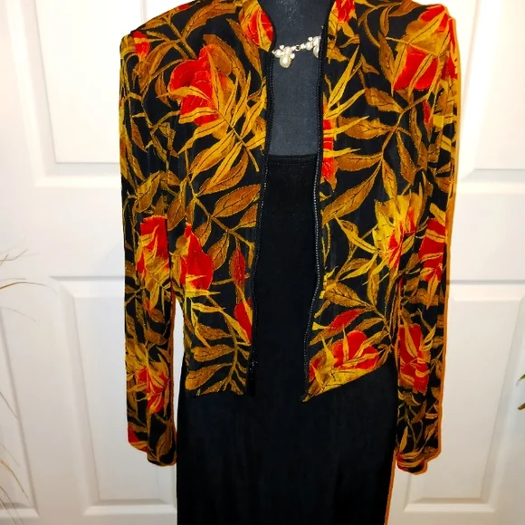 flowy designer dresses Black Blazer Mini Dress – self-portrait-US main image 0